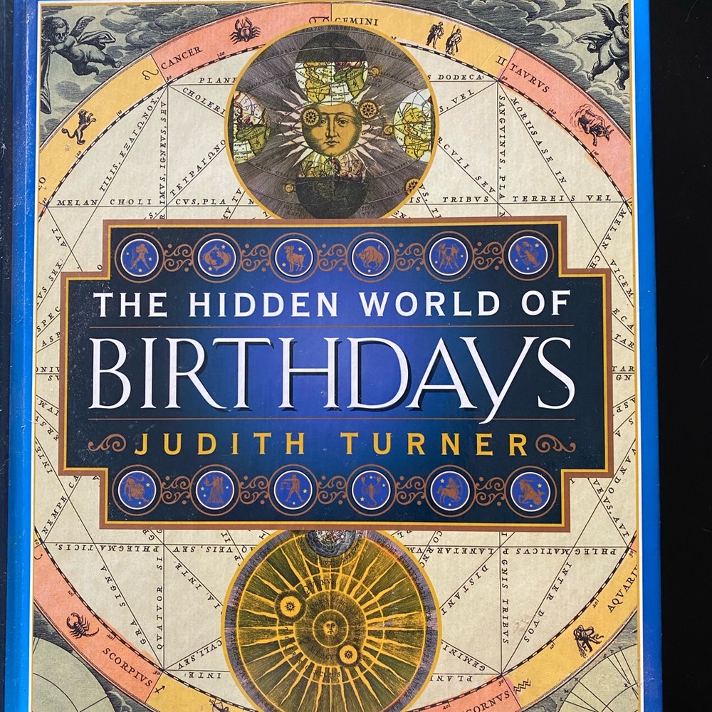 Hard cover hidden world of birthdays book